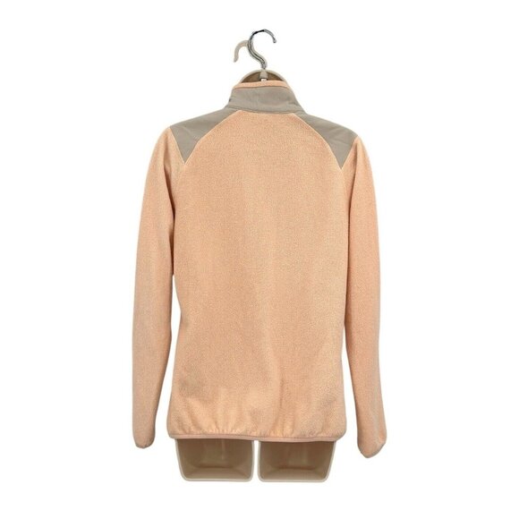 Merrell Womens Terrain Fleece 1/4 Zip Fleece Pullover Size Small Top Peach Gray - Picture 4 of 16